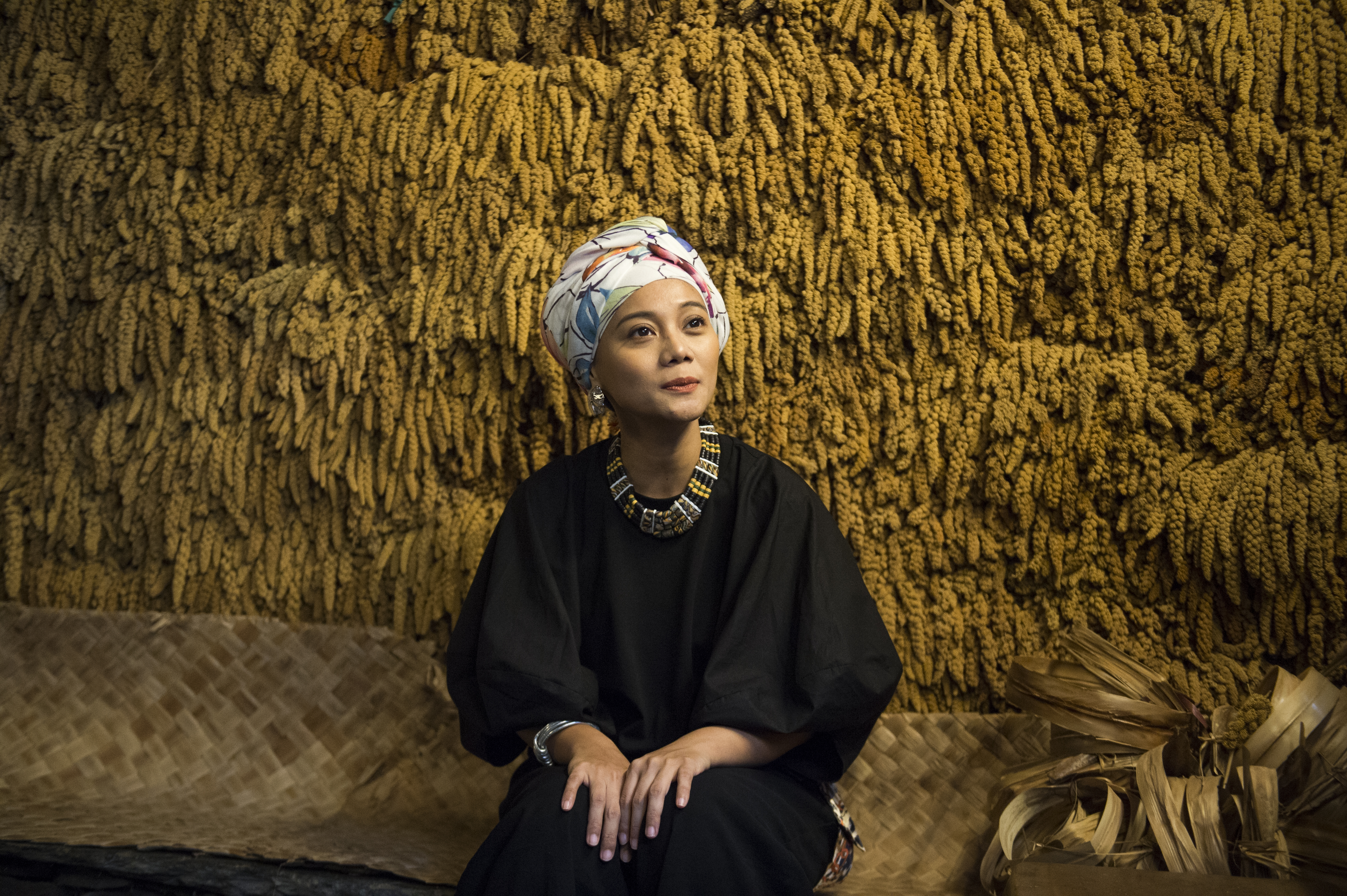 曾多次獲金曲獎肯定的阿爆，創作初心與家族、排灣文化緊密相連。（攝影／林彥廷）