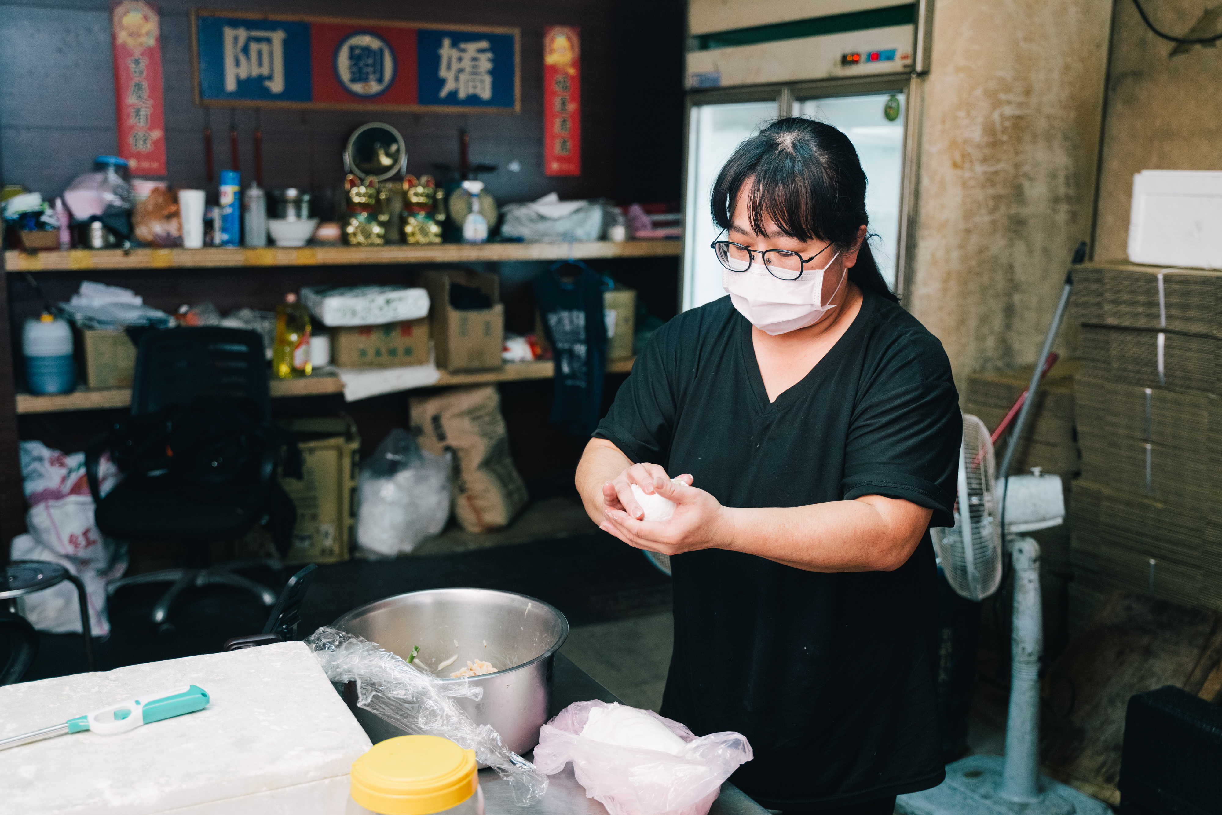 劉阿嬌菜包老闆劉阿嬌。（攝影／林宥辰）