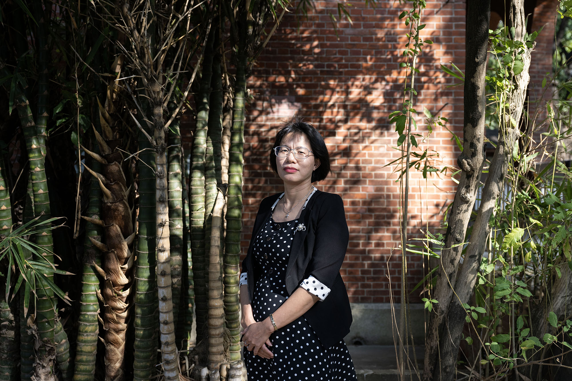 來自越南的阮青河在台灣落地生根20多年，回想來台後曾遭遇的種種不平等對待，她希望靠自己的力量為新住民族群爭取權益。（攝影／楊子磊）