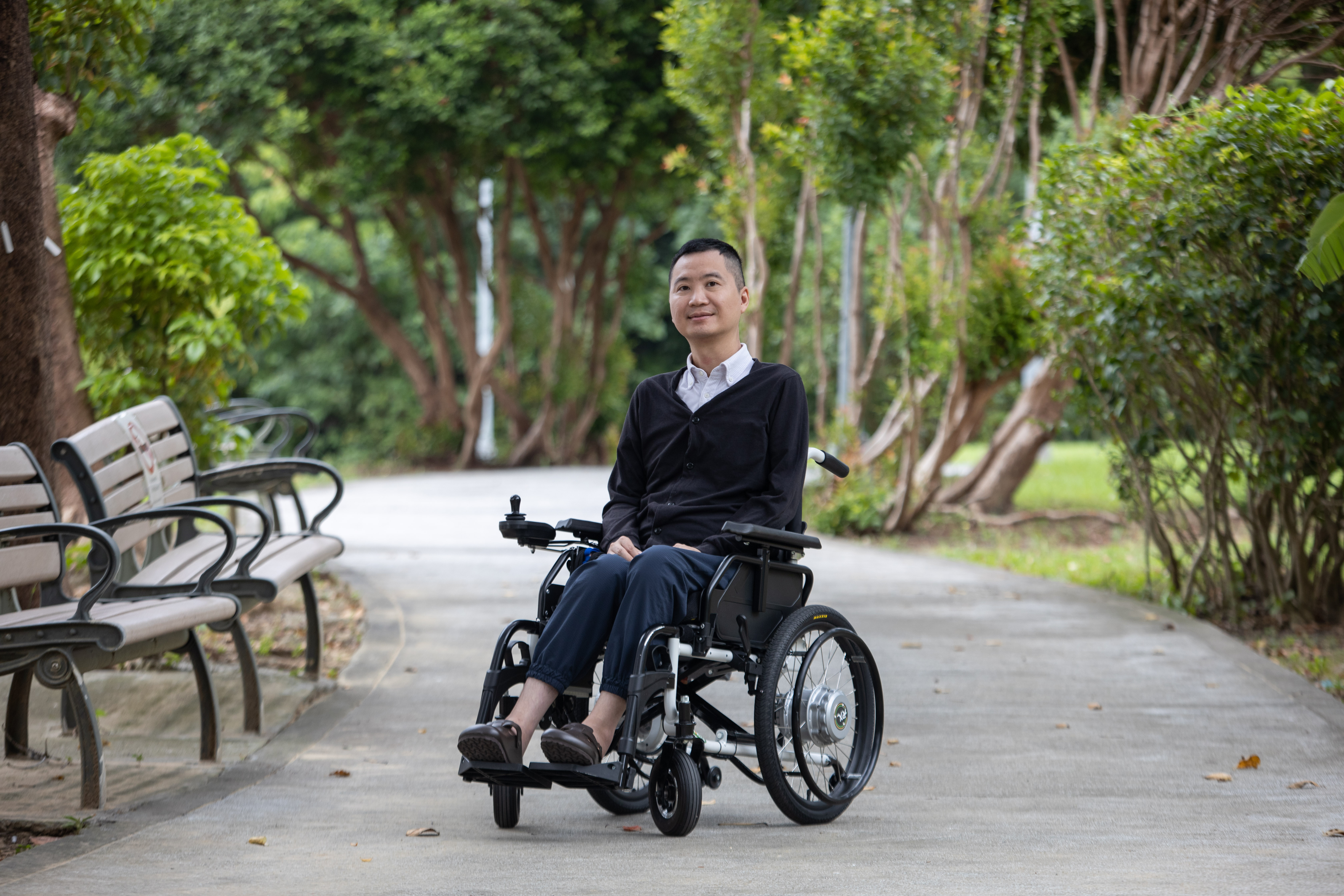 投入罕病研究，讓陳燕麟助人也助己。（攝影／蔡昕翰）