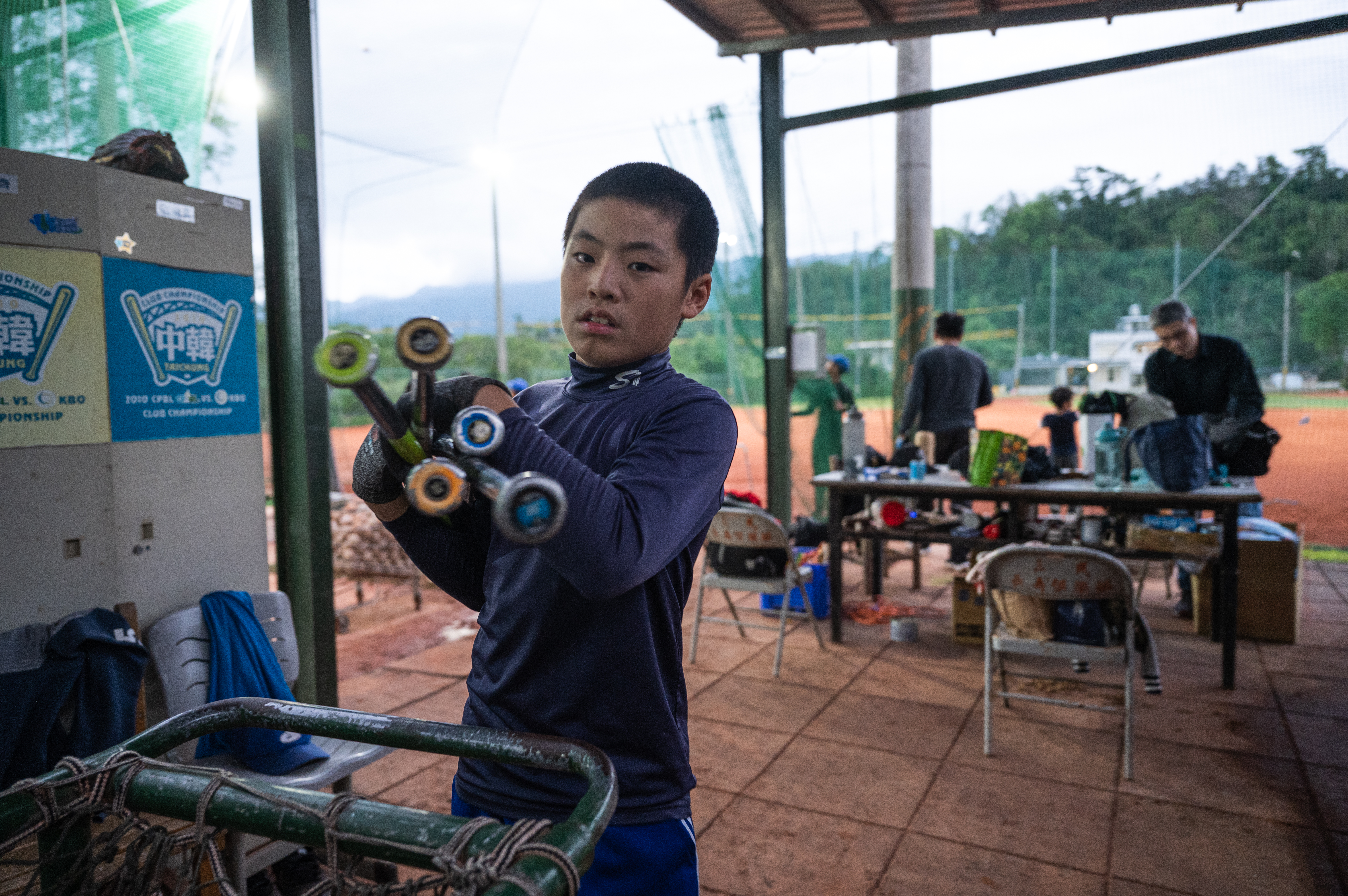 在三民國中棒球隊,運動跟學習一樣重要,隊內規定體育生成績未達標不能比賽。(攝影/林彥廷)