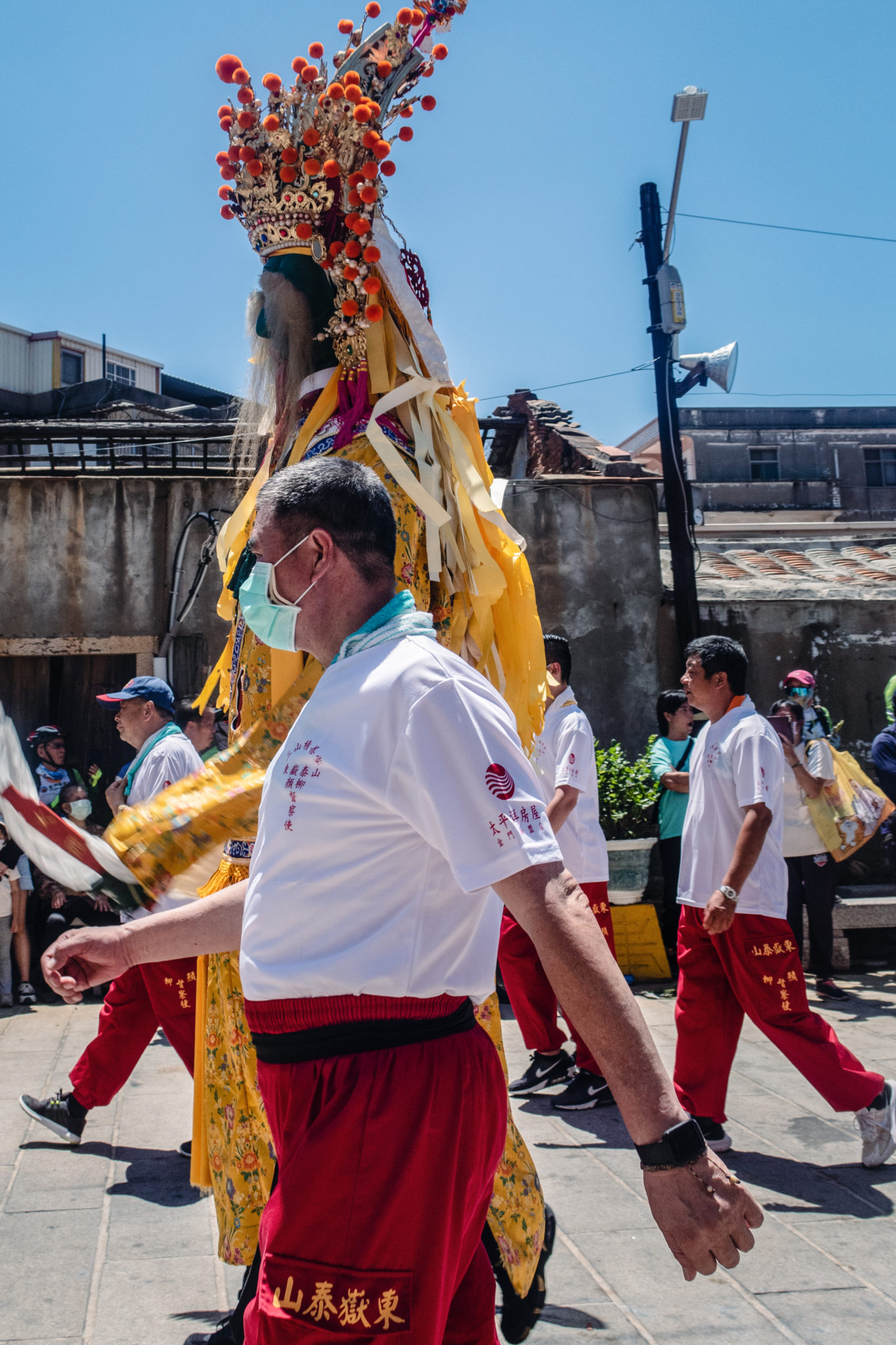 城隍爺是金門人的信仰重心,保佑居民的平安與健康。(攝影/林庭安)