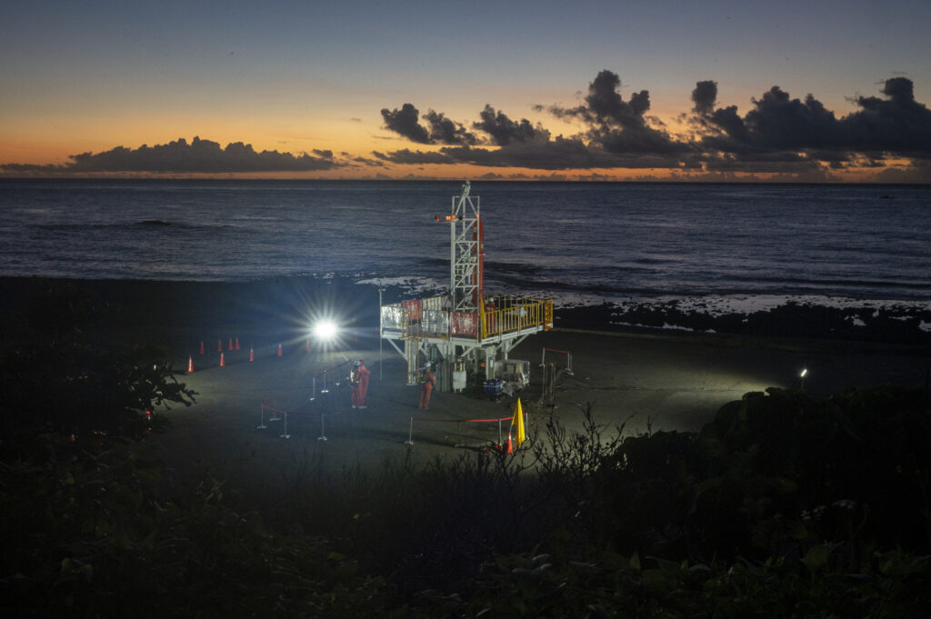 屏東旭海短期科研火箭發射場。（攝影／林彥廷）