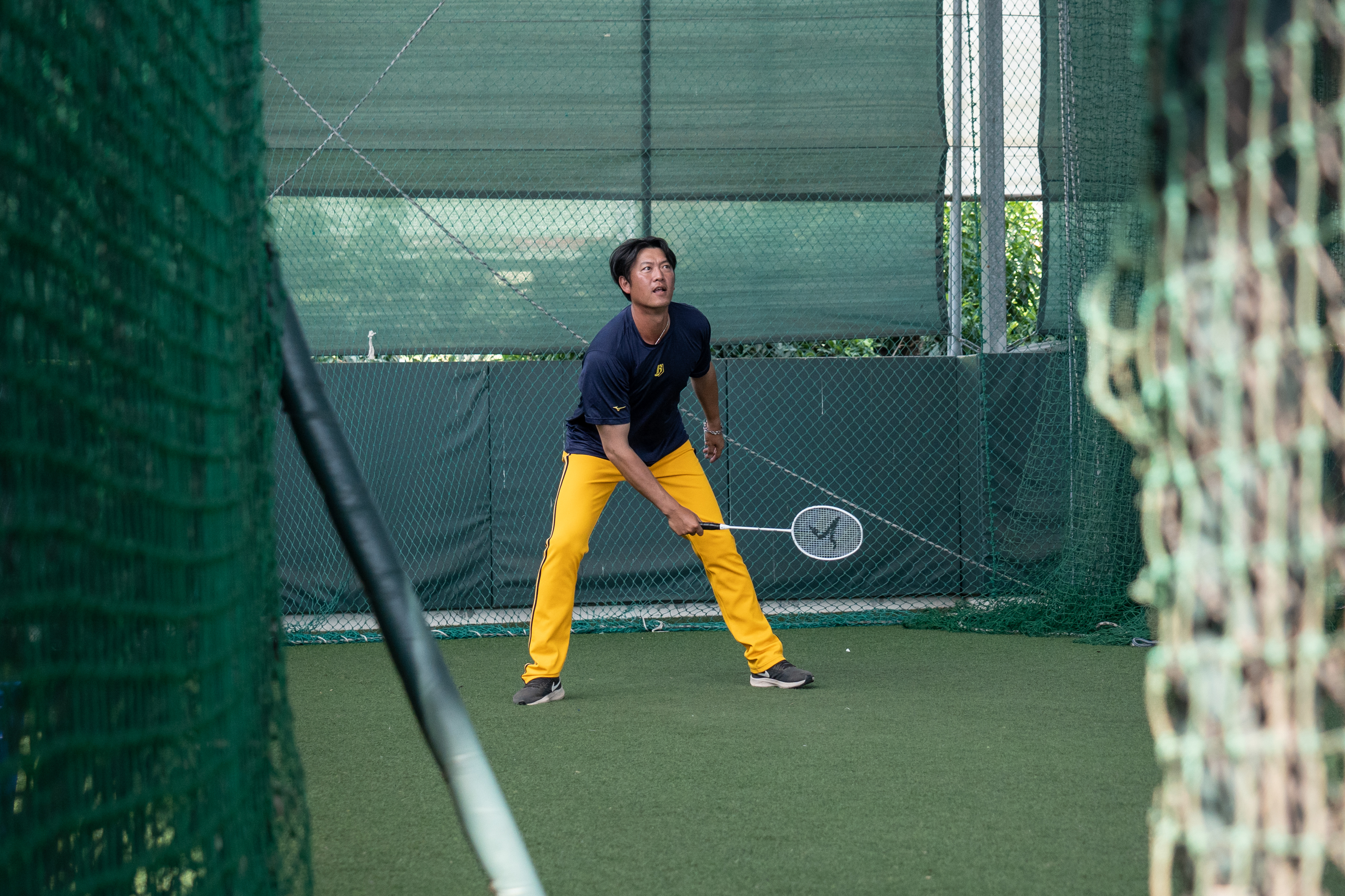 現任中信兄弟投手教練王建民是美國職業棒球大聯盟累積最多勝投的台灣投手，被媒體譽為「台灣之光」。（攝影／陳曉威）