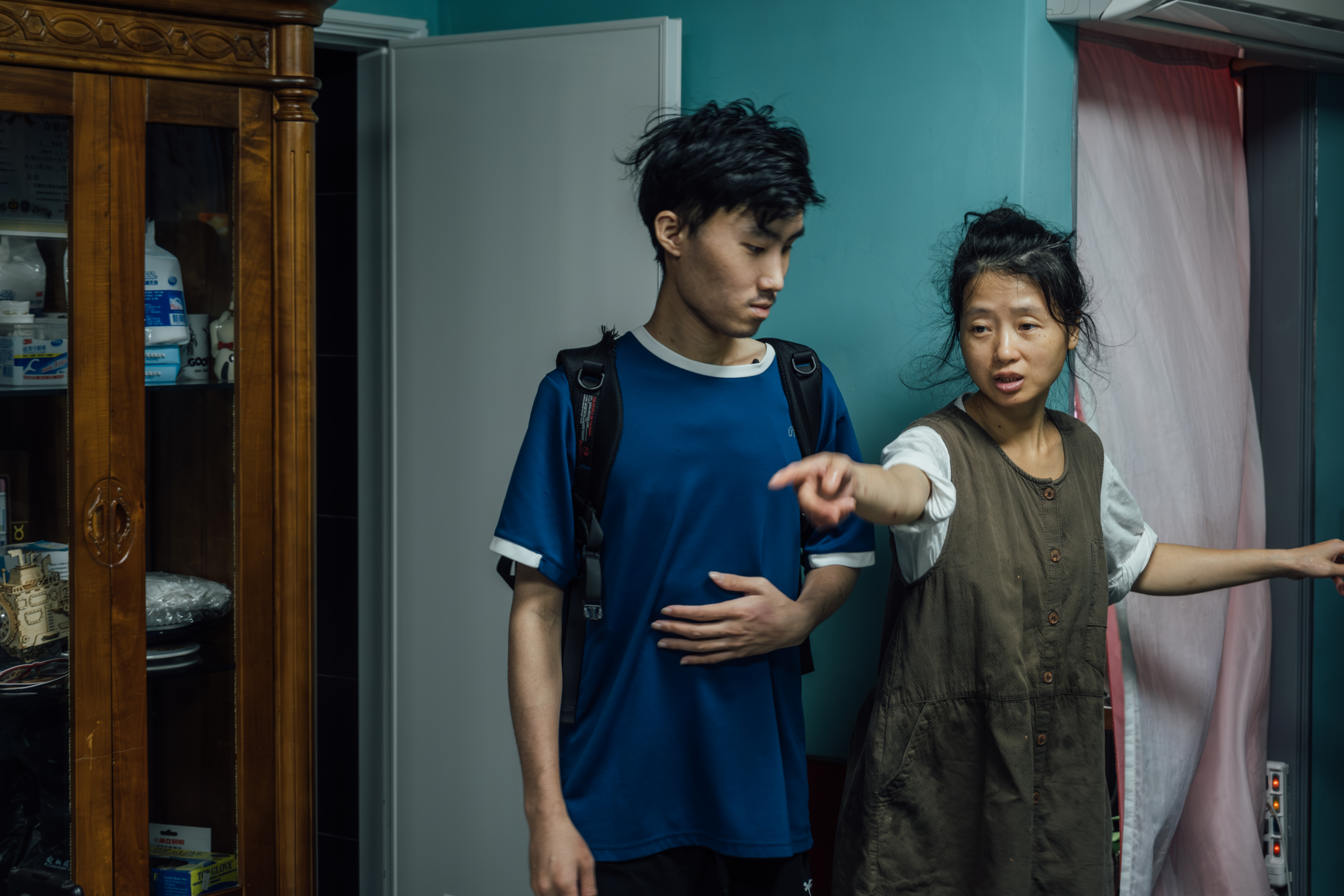 莊婷的生活重心就是嘉源，她希望能與兒子好好的生活下去。（攝影／余志偉）