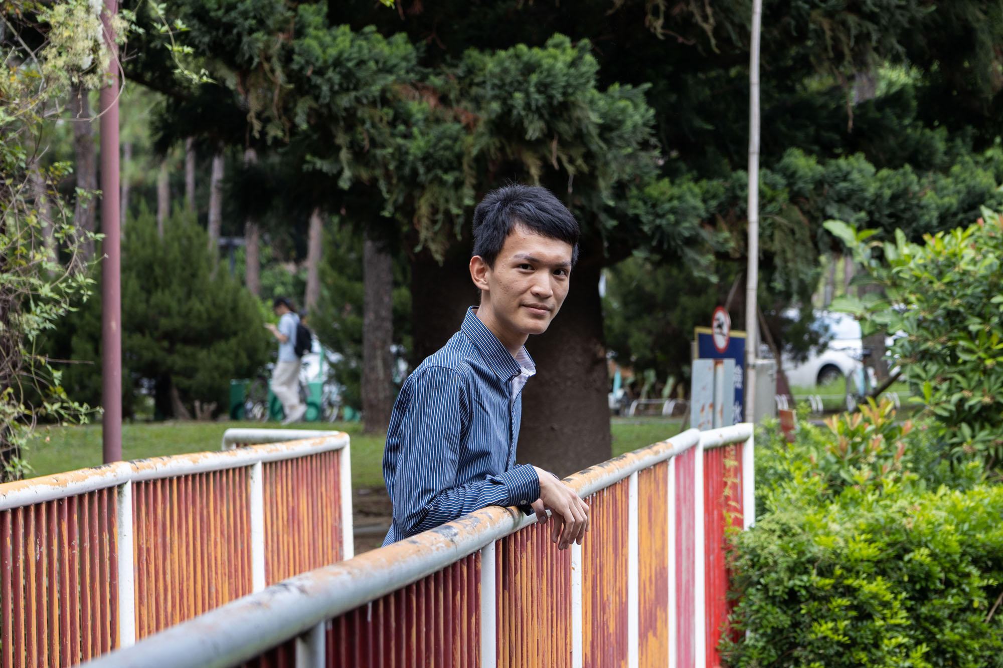 鄭胤宏成立「中華兒童及青年協會」，過去也曾任台北市兒少代表及教育部國教署青少年諮詢代表。（攝影／蔡昕翰）