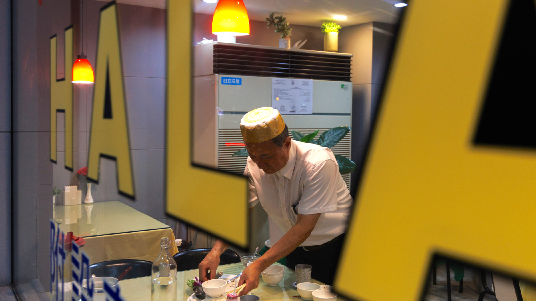 穆斯林餐廳老闆馬仁偉雖患有糖尿病，但齋戒時總能因信念而堅持。（攝影／鄭宇辰）