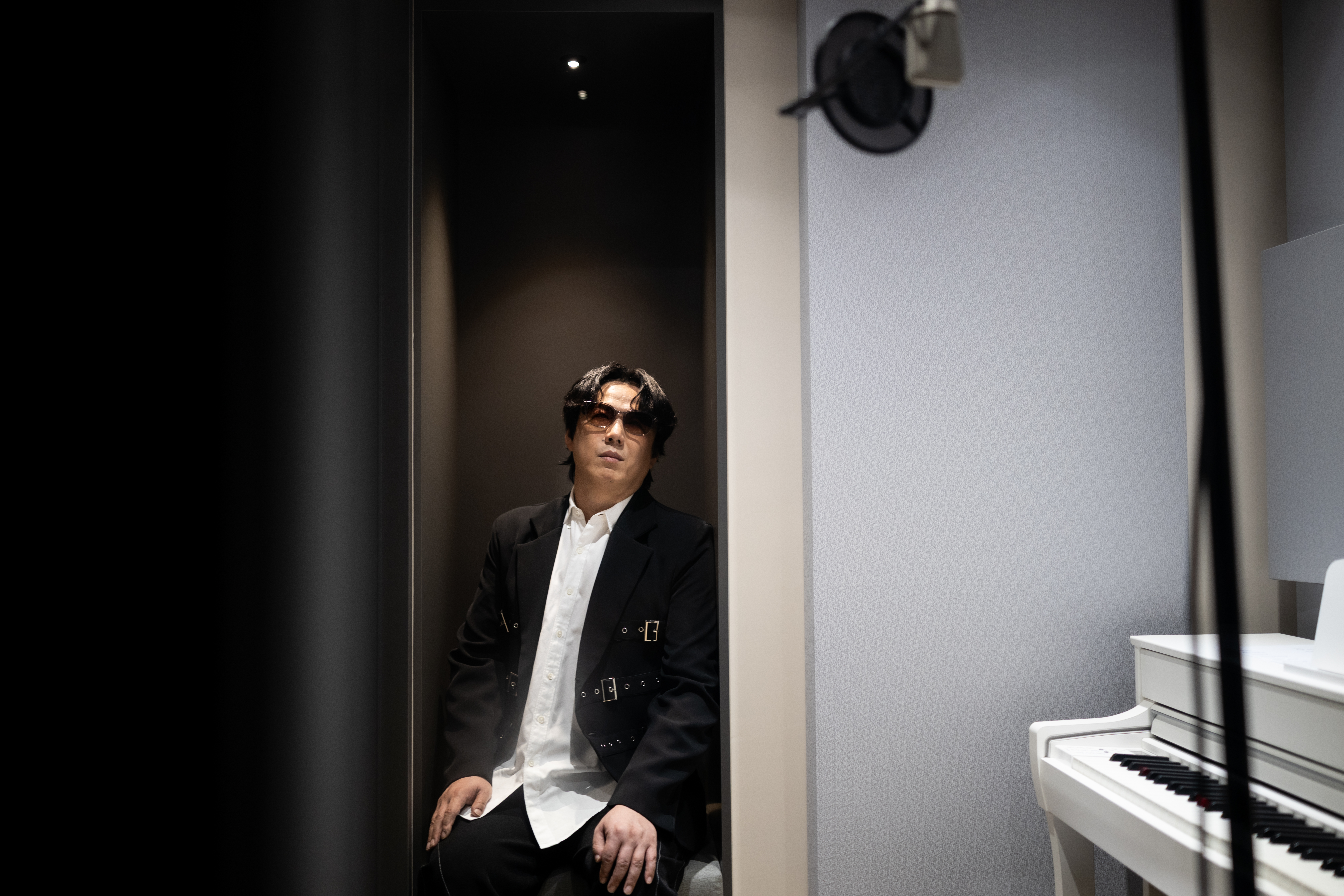 歌唱讓蕭煌奇找到抒發情緒的方式,感動自己也感動他人。(攝影/蔡昕翰)